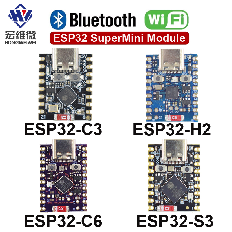 Esp32 Uart Module - Single-Core SuperMini ESP32-S3 ESP32-C3 ESP32-H2 ESP32-C6