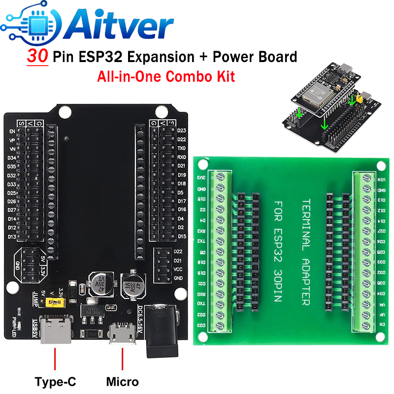 ESP32 30PIN Expansion Board +  - đánh giá và giá Esp32 Uart Module