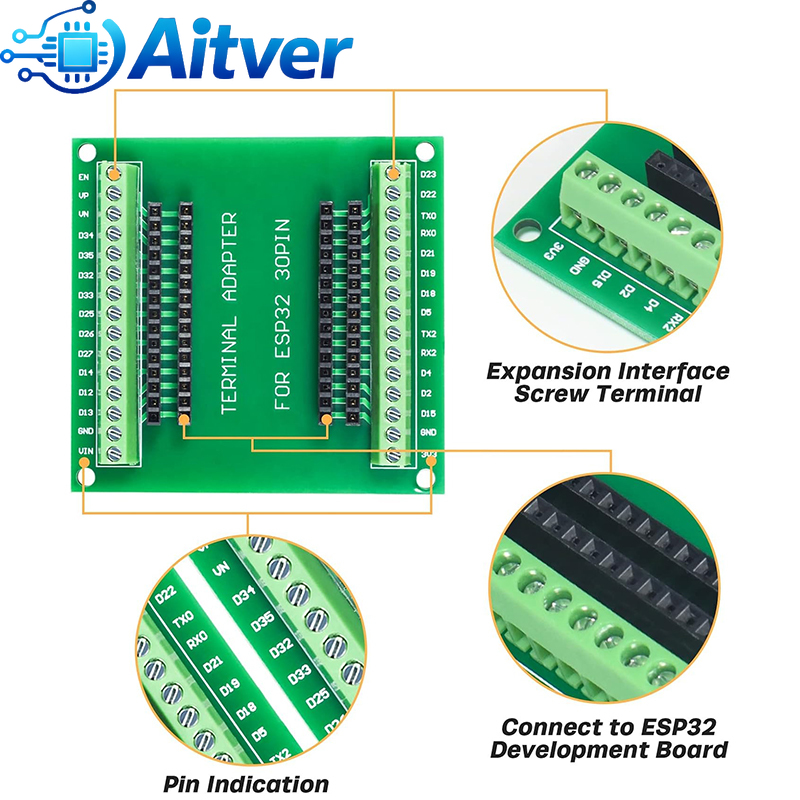 ESP32 30PIN Expansion Board +  - đánh giá và giá Esp32 Uart Module