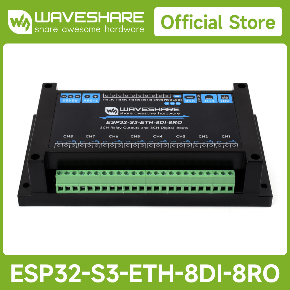 Waveshare Industrial 8-Channel - đánh giá và giá Esp32 S3