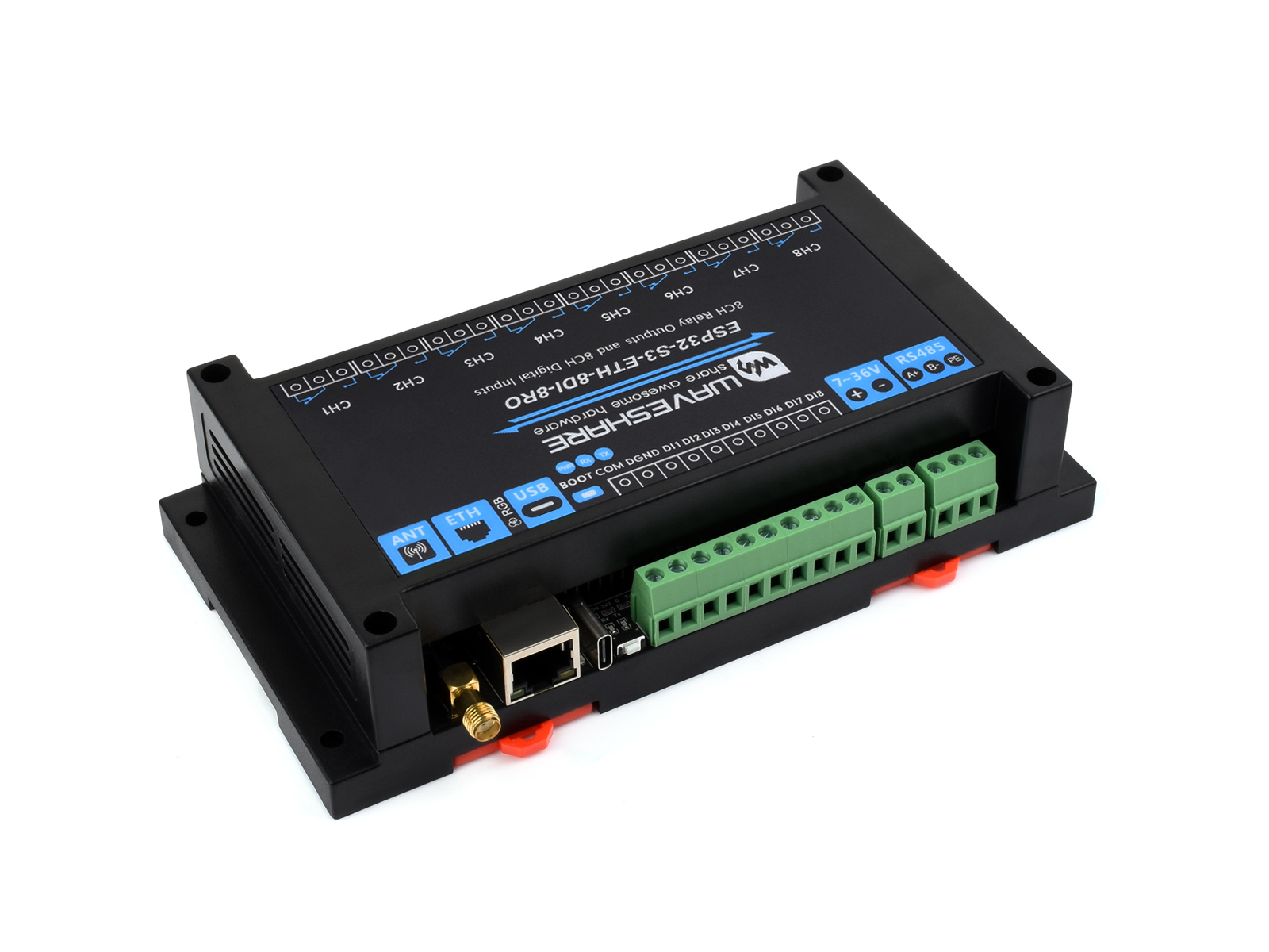 Waveshare Industrial 8-Channel - đánh giá và giá Esp32 S3