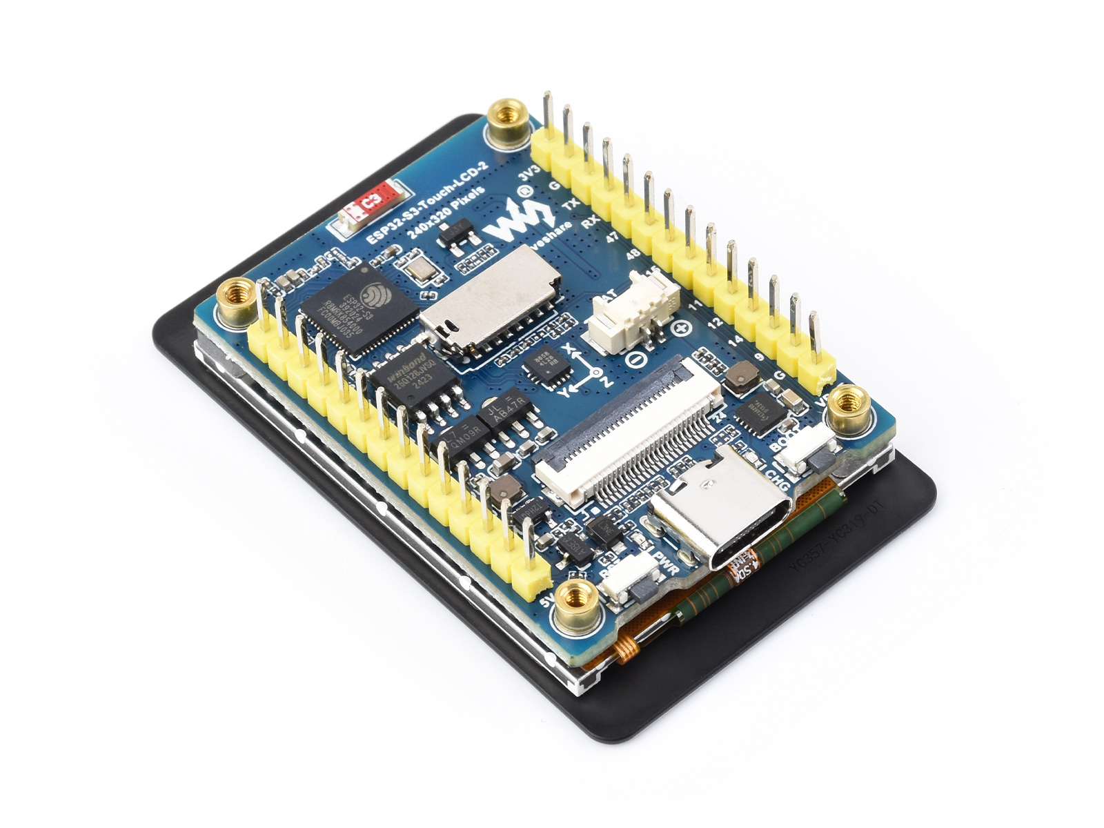 Waveshare ESP32-S3 2inch Capac - đánh giá và giá Esp32 S3