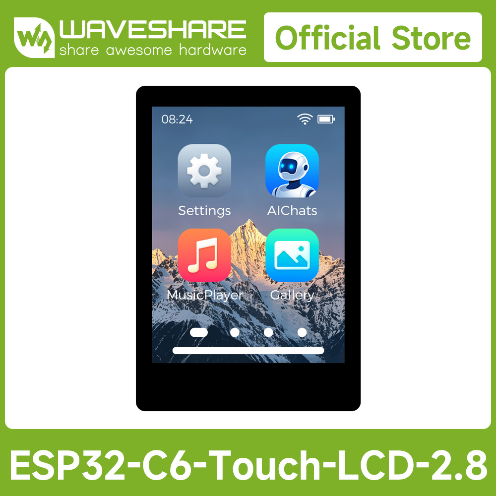 Waveshare ESP32-C6 2.8inch IPS - đánh giá và giá Esp32 C6