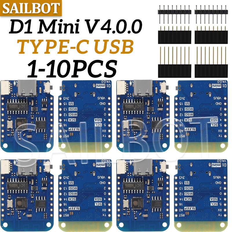 1-10PCS WeMos D1 Mini ESP8266  - đánh giá và giá Esp8266 Nodemcu