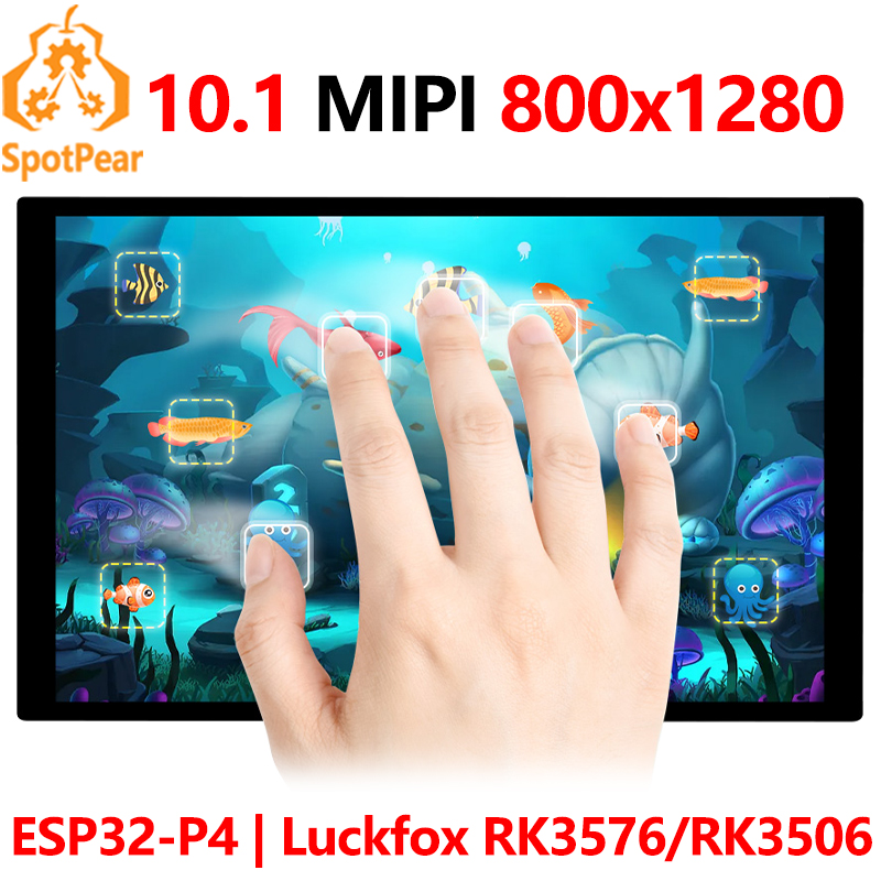 Raspberry Pi 10.1 inch LCD DSI - đánh giá và giá Esp32 P4