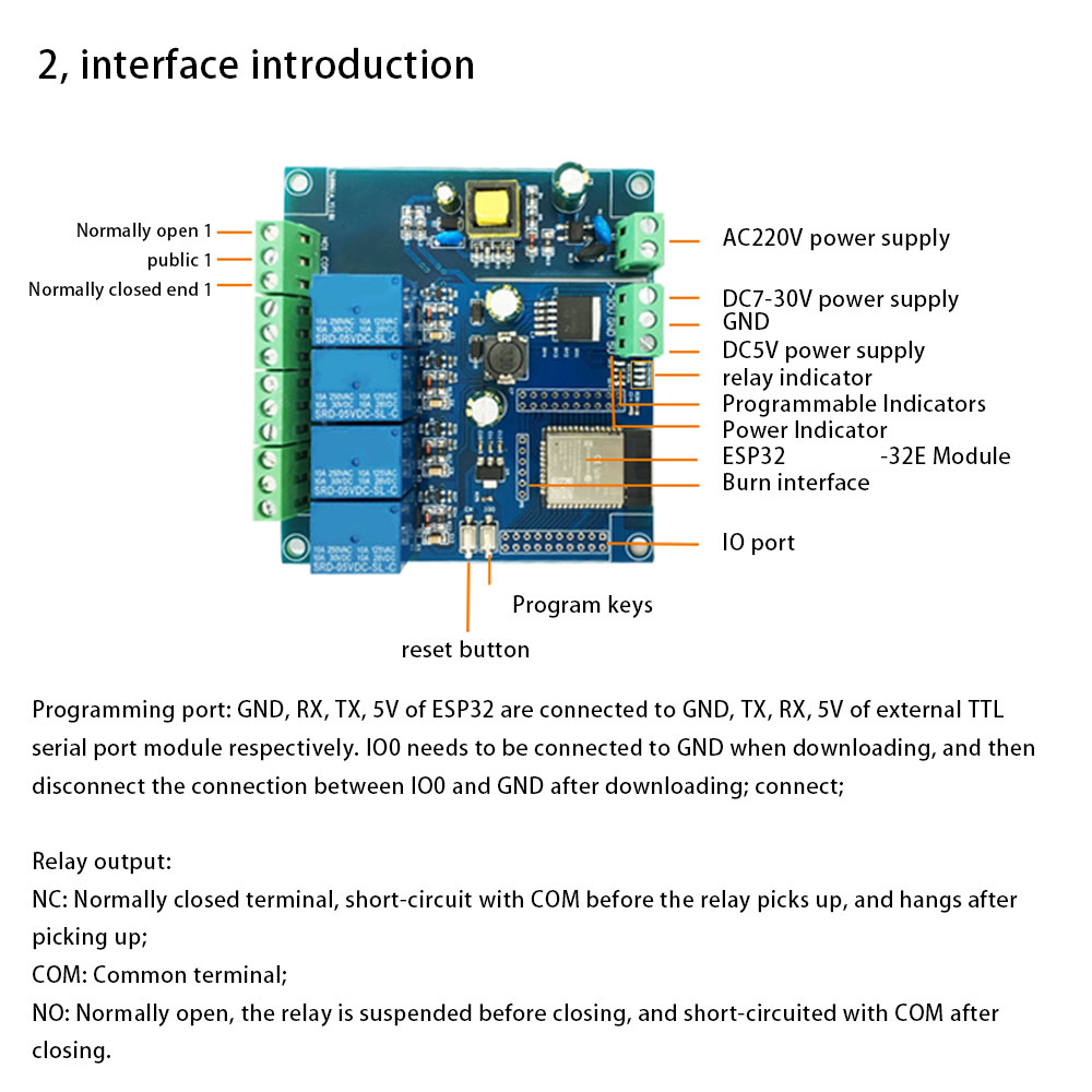 ESP32 Relay Development Board  - đánh giá và giá Esp32 Uart Module