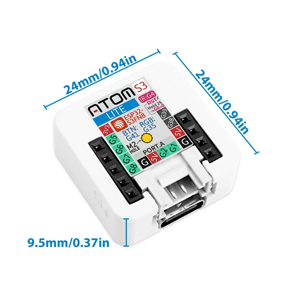 M5Stack AtomS3-Lite ESP32-S3 D - đánh giá và giá Esp32 Wifi Bluetooth Module