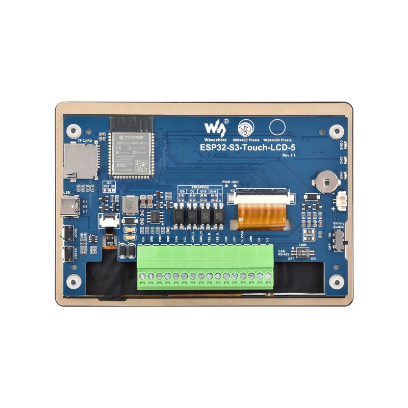 Waveshare ESP32-S3-Touch-LCD-5 - đánh giá và giá Esp32 Development Board