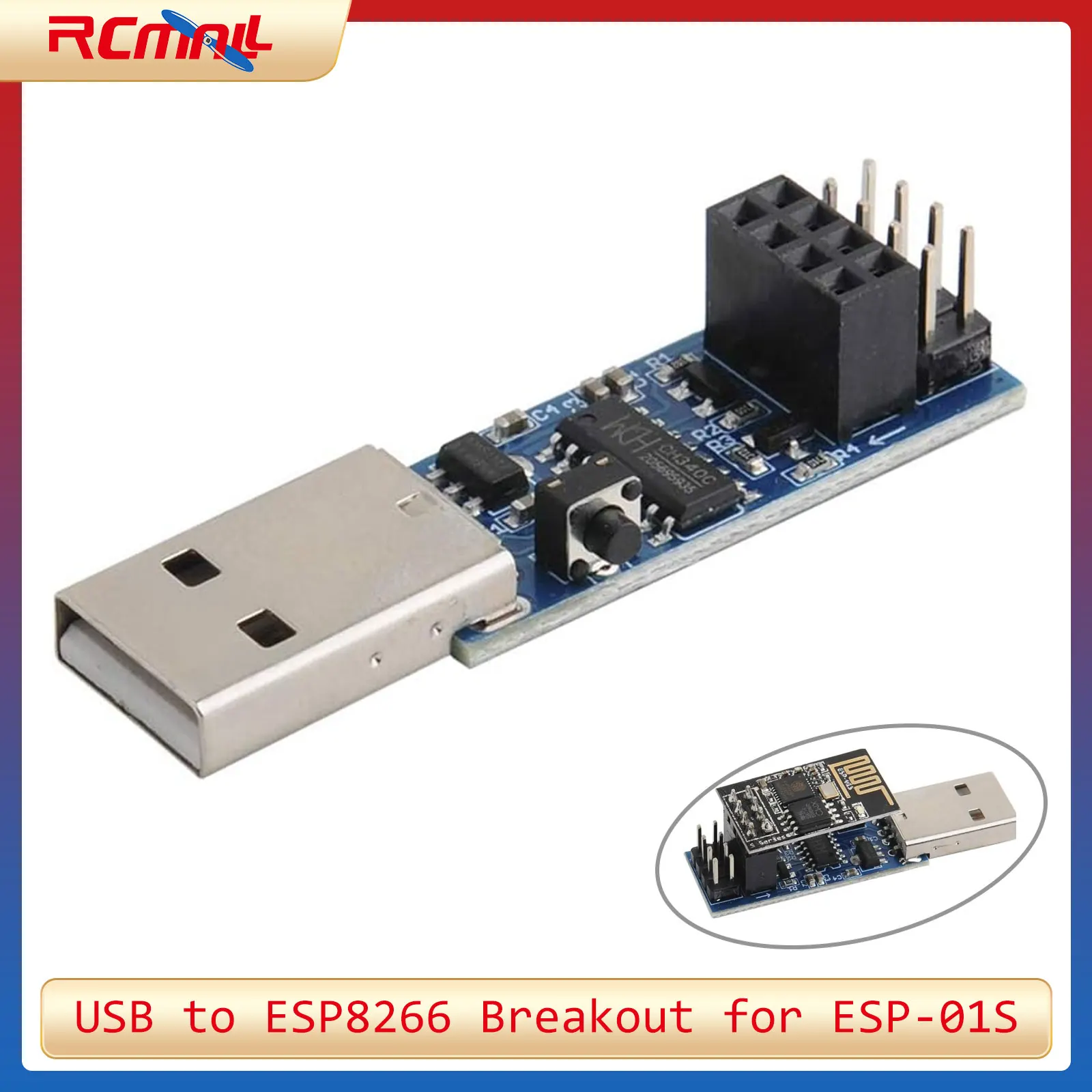 USB to ESP8266 Breakout CH340C - đánh giá và giá Esp8266