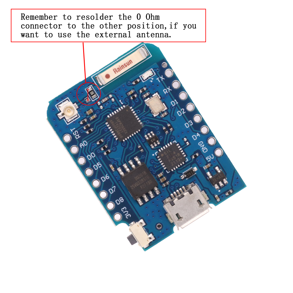 WeMos D1 Mini Pro V3.0 NodeMcu - đánh giá và giá Esp8266 Nodemcu