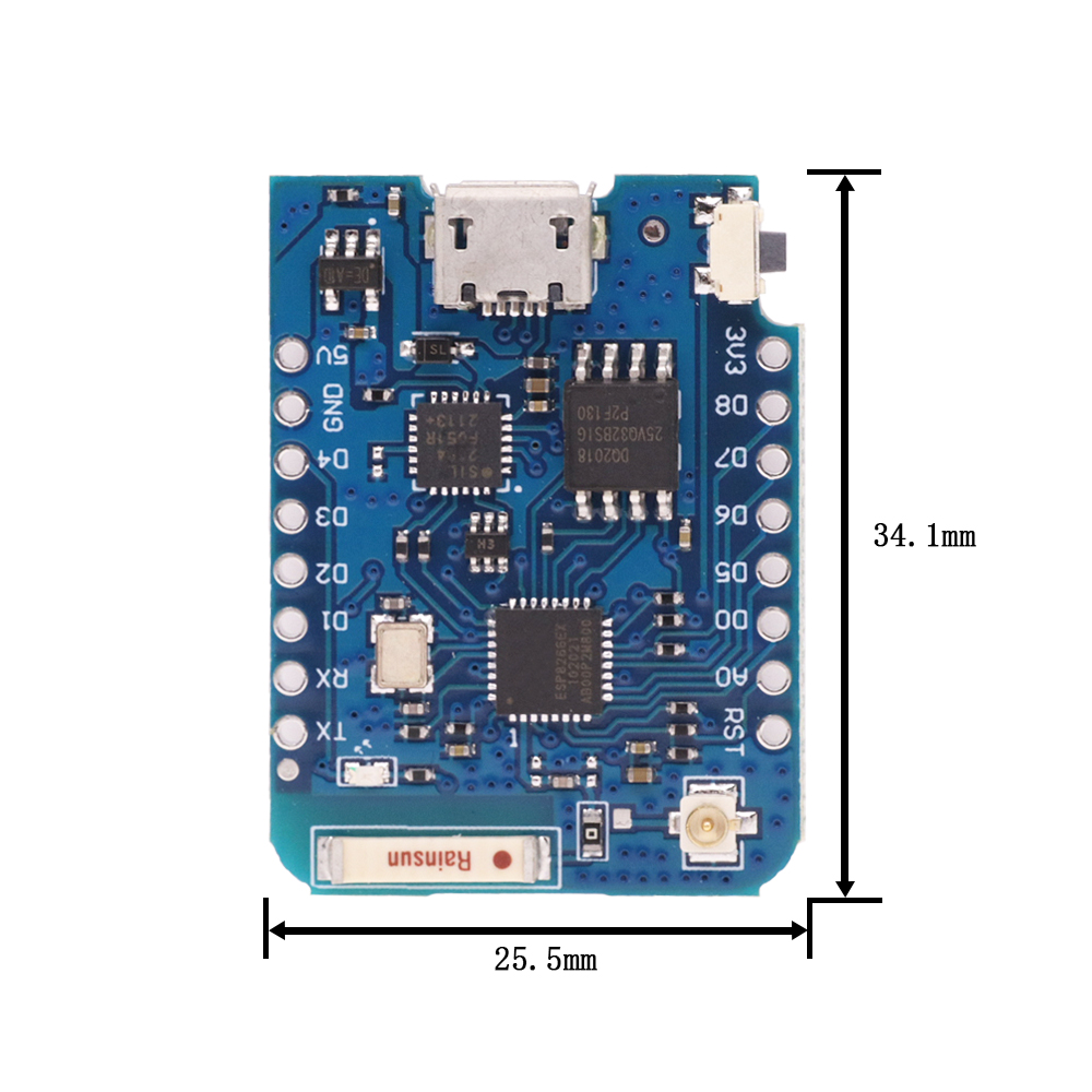 WeMos D1 Mini Pro V3.0 NodeMcu - đánh giá và giá Esp8266 Nodemcu