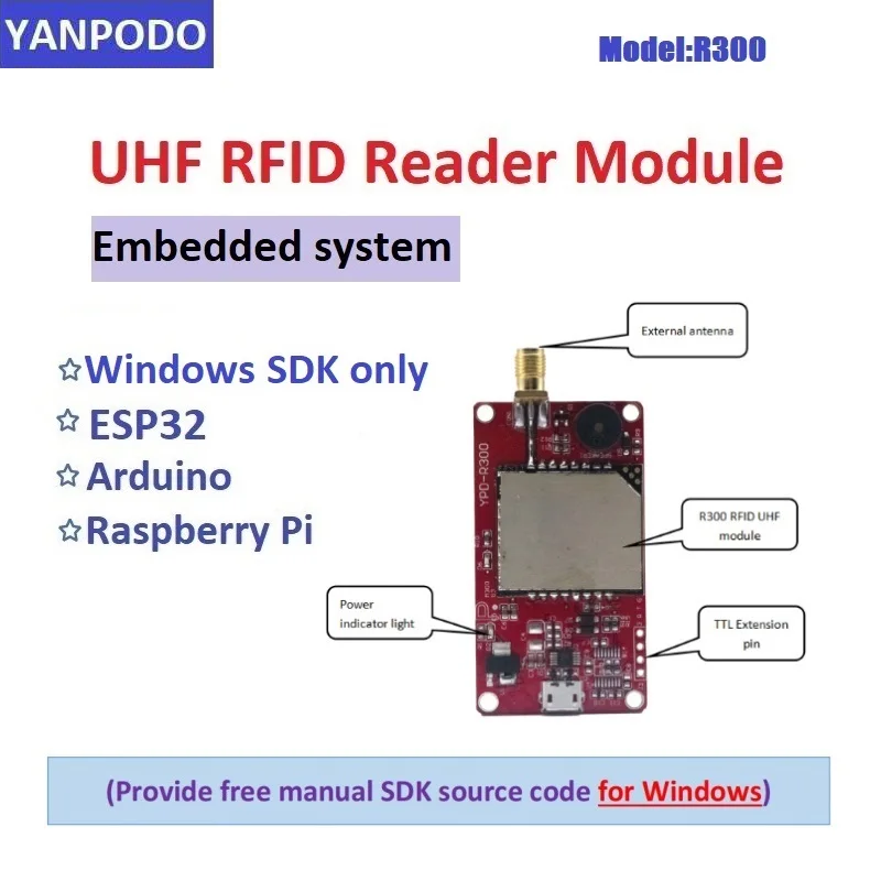 R300 UHF RFID Reader Module fo - đánh giá và giá Esp32 Uart Module