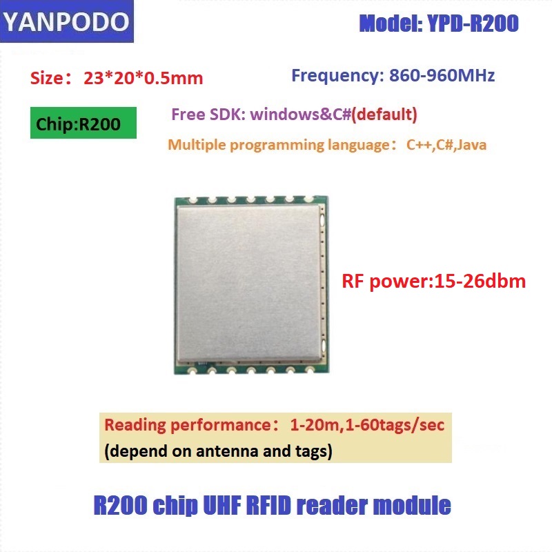 R200 Chip UHF RFID Reader Modu - đánh giá và giá Esp32 Uart Module