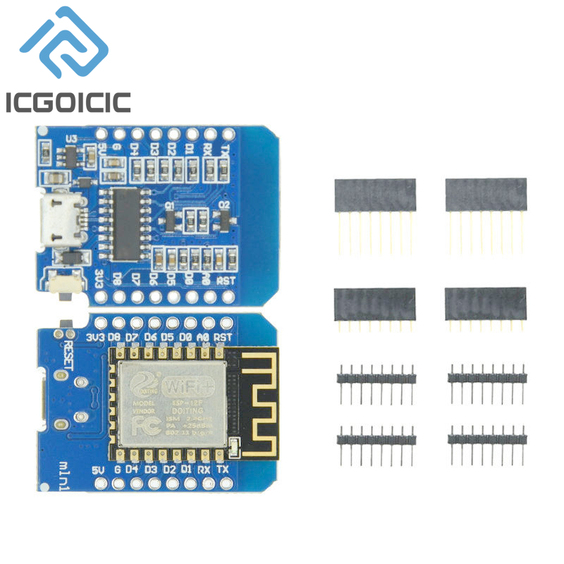 D1 Mini-Mini NodeMcu 4M Bytes  - đánh giá và giá Esp8266 Nodemcu