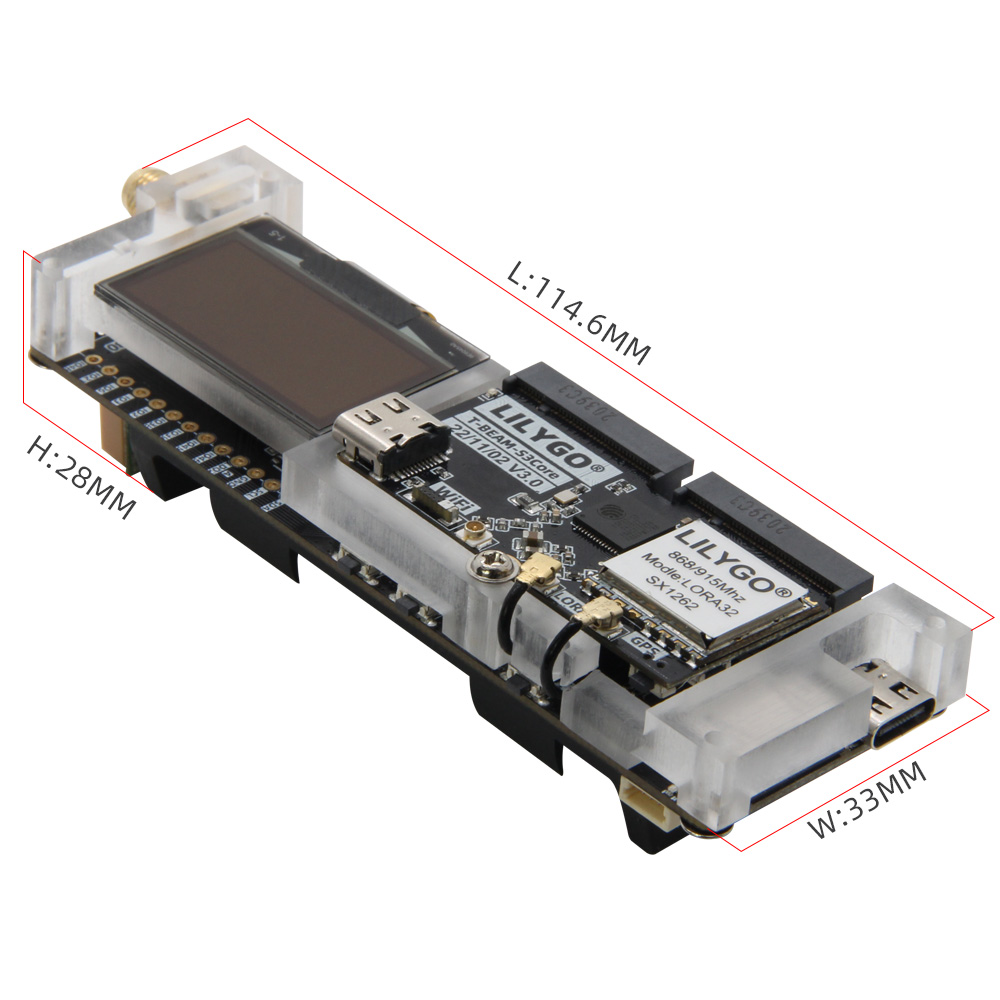 LILYGO® SoftRF T-Beam SUPREME  - đánh giá và giá Esp32 Wifi Bluetooth Module